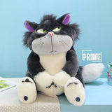 Peluche Gato Lucifer 45cm - Gato Kawaii Enfadado Cenicienta